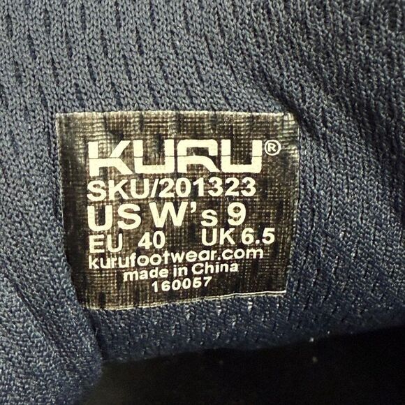Kuru Shoes Womens Size 9 Quantum‎ Grey Recovery Comfort Walking Sneakers 201323 - Picture 9 of 9